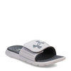 Peltz Shoes  Men's Under Armour Ignite 7 Slide Sandal MOD GRAY/ MOD GRAY/ PITCH GRAY 3026023-101