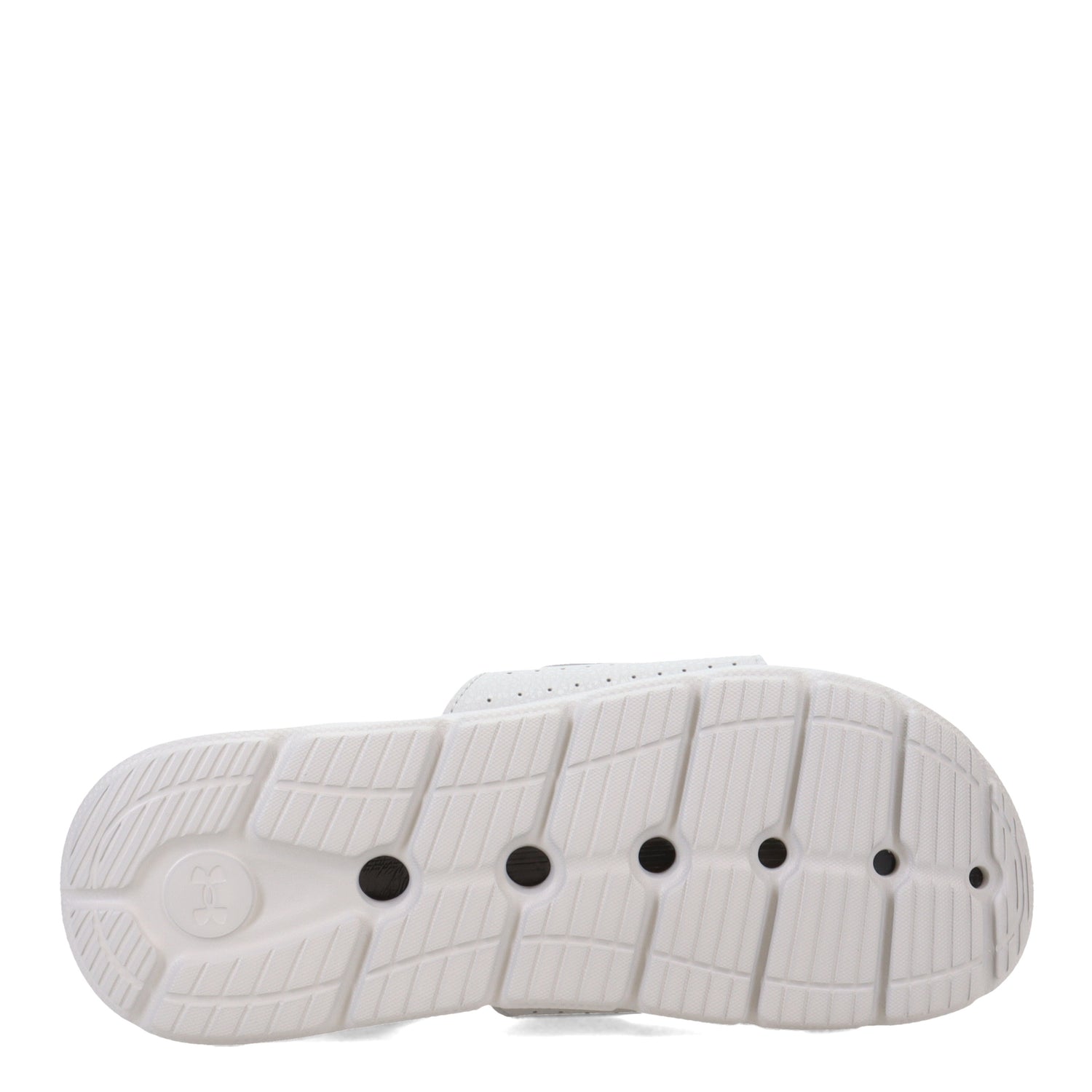 Peltz Shoes  Men's Under Armour Ignite 7 Slide Sandal MOD GRAY/ MOD GRAY/ PITCH GRAY 3026023-101