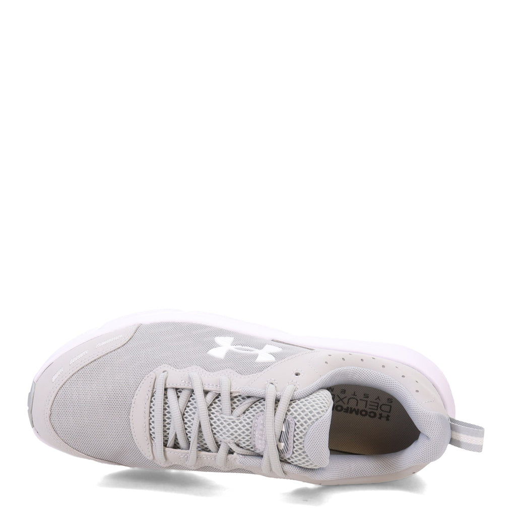 Men's Under Armour Charged Assert 10 Running Shoe MOD GREY MOD GREY WHITE 3026175-102