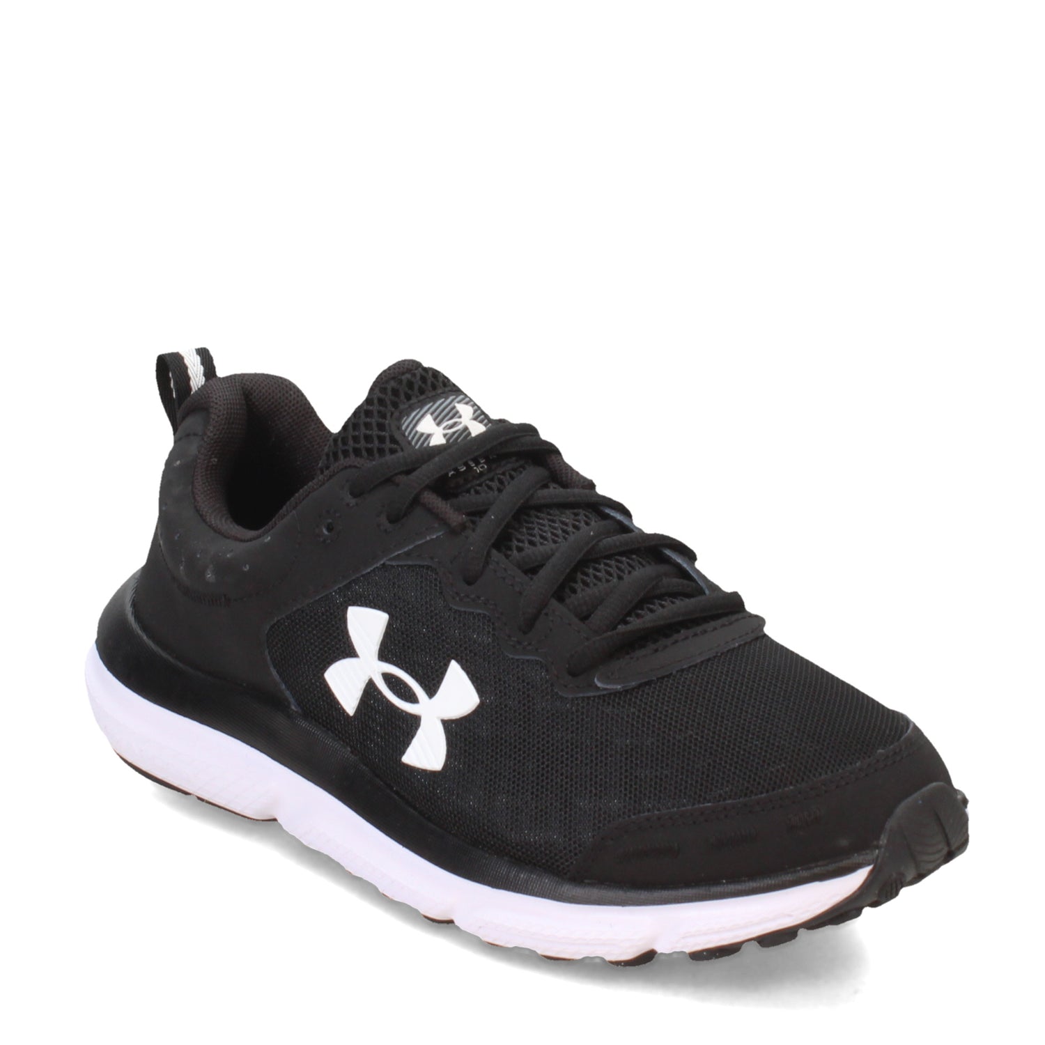  Under Armour Women's Charged Assert 10, (001)  Black/Black/White, 5, US