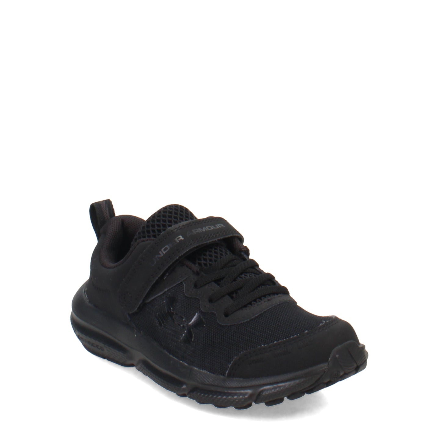Peltz Shoes  Boy's Under Armour Assert 10 AC Running Shoe - Little Kid AC Black/Black 3026183-002