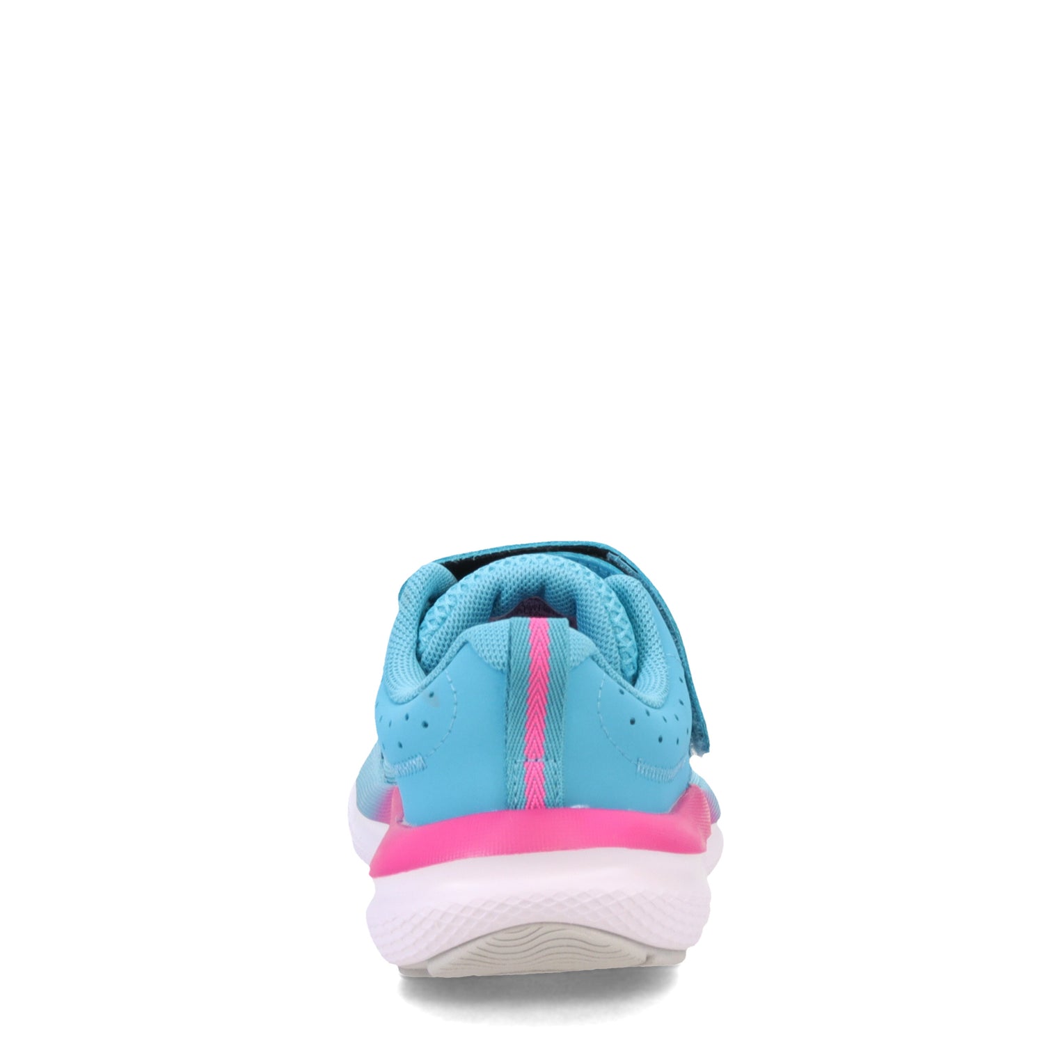 Peltz Shoes  Girl’s Under Armour Assert 10 AC Running Shoe - Little Kid AC Glacier Blue/Halo Grey/Rebel Pink 3026190-400