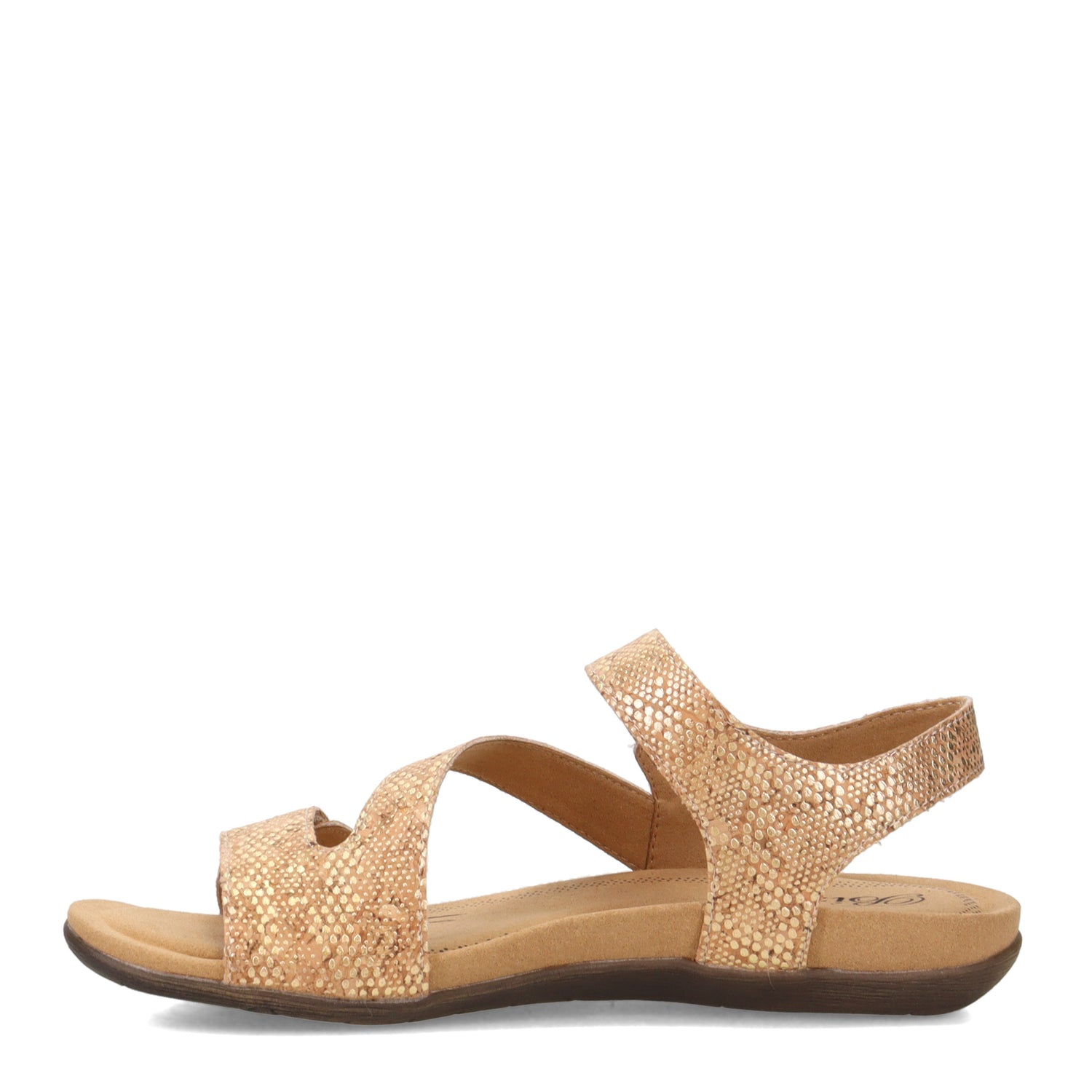 Peltz Shoes  Women's Biza Lily Sandal CORK GOLD 3026227