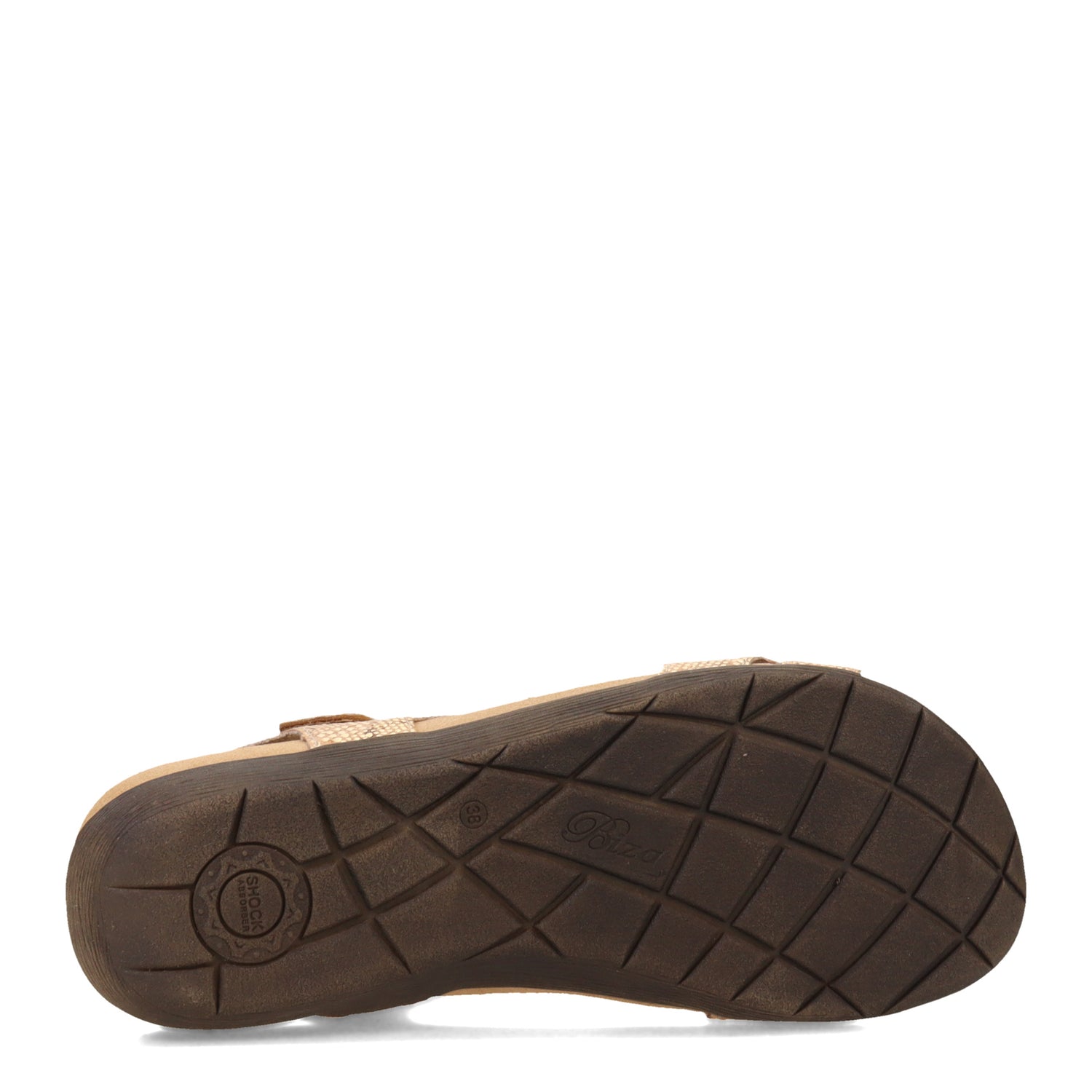 Peltz Shoes  Women's Biza Lily Sandal CORK GOLD 3026227