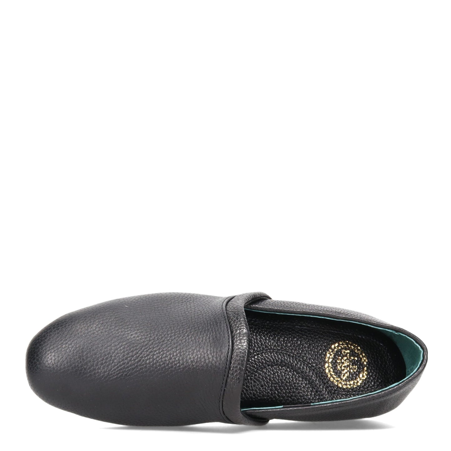 Peltz Shoes  Men's L.B. Evans Aristocrat Opera Slipper BLACK 3026