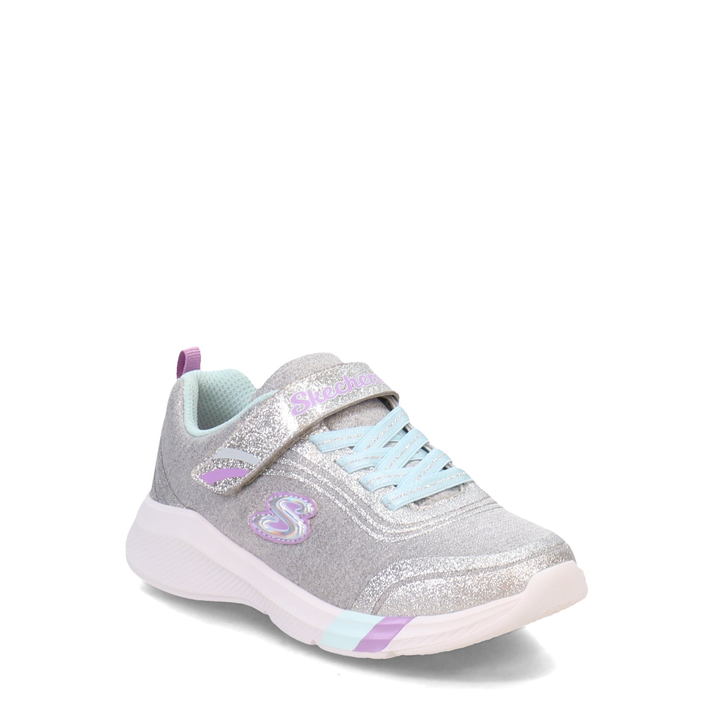 Peltz Shoes  Girl's Skechers Dreamy Lites - Ready to Shine Sneaker - Little Kid GREY 303510L-LTGY