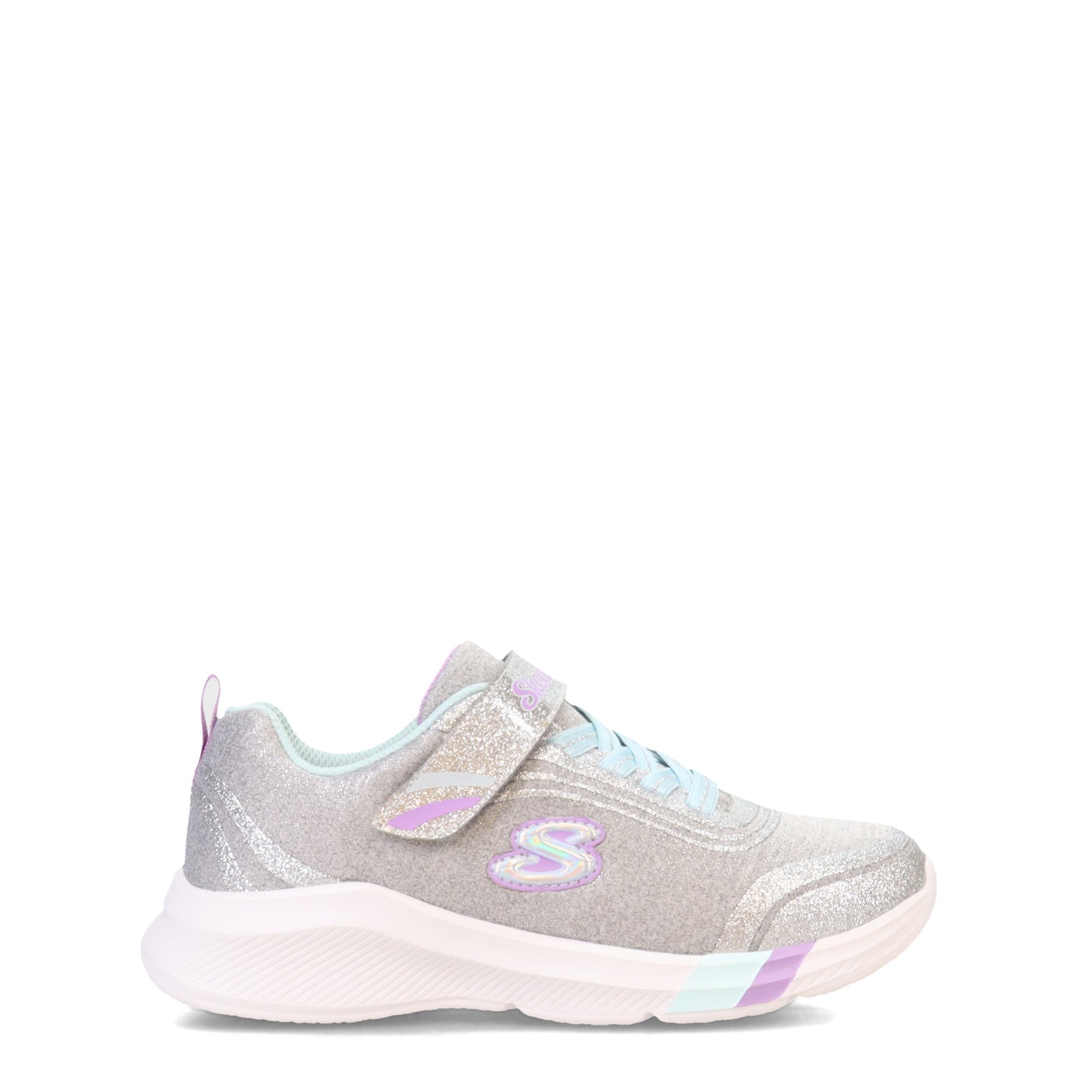 Peltz Shoes  Girl's Skechers Dreamy Lites - Ready to Shine Sneaker - Little Kid GREY 303510L-LTGY