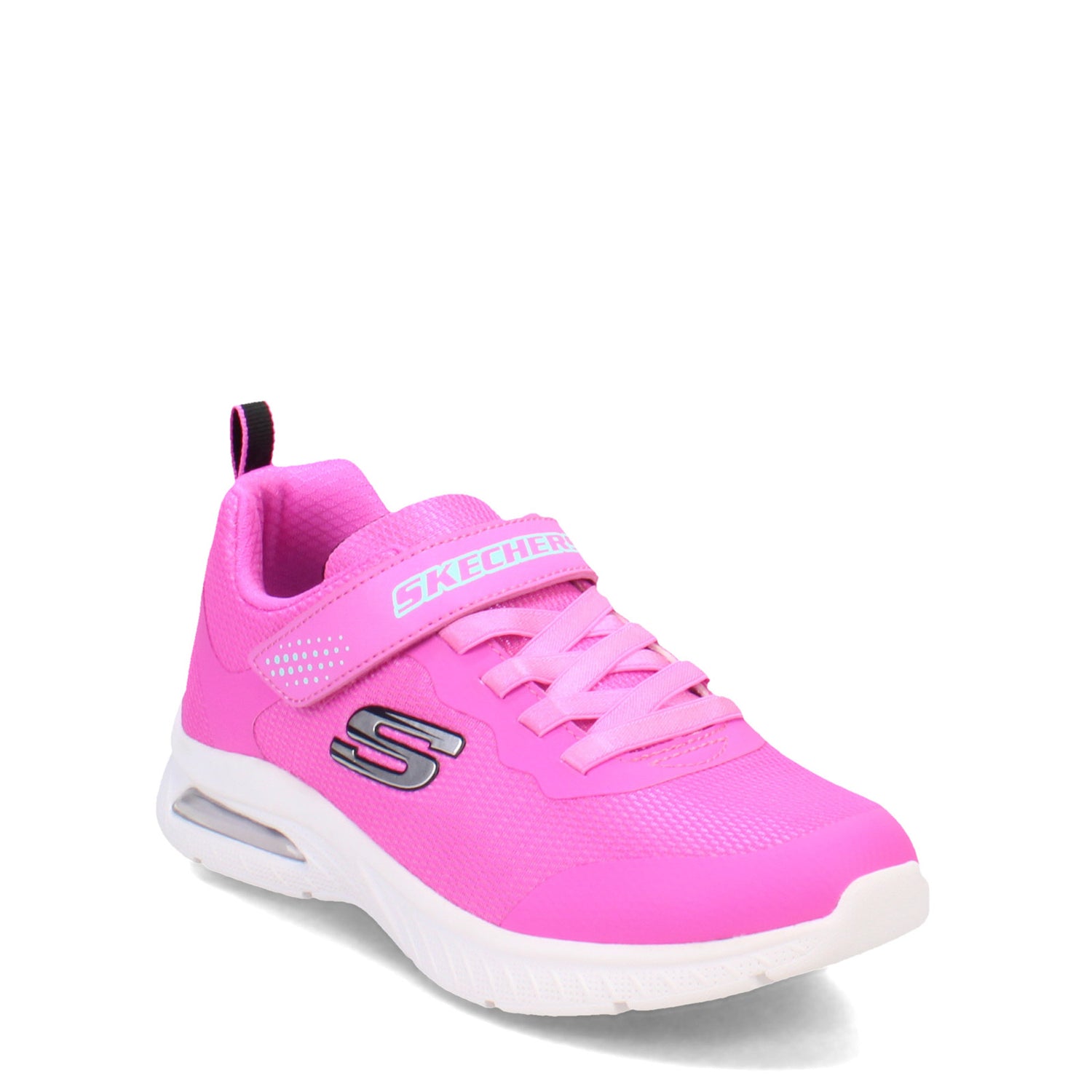 Peltz Shoes  Girl's Skechers Microspec Max Plus - Subtle Steps Sneaker - Little Kid HOT PINK 303546L-HTPK