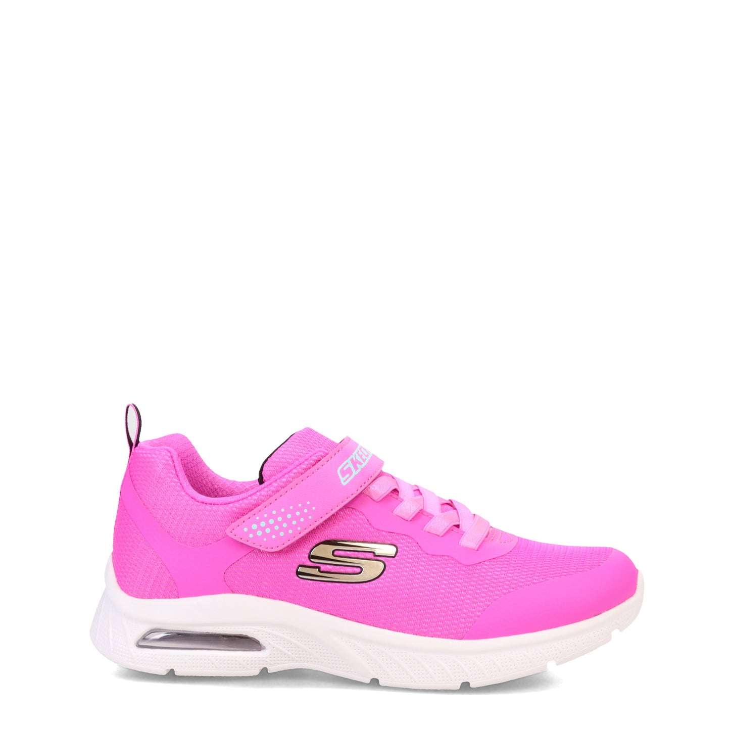 Peltz Shoes  Girl's Skechers Microspec Max Plus - Subtle Steps Sneaker - Little Kid HOT PINK 303546L-HTPK