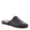 Peltz Shoes  Men's L.B. Evans Aristocrat Scuff Slipper BLACK 3036