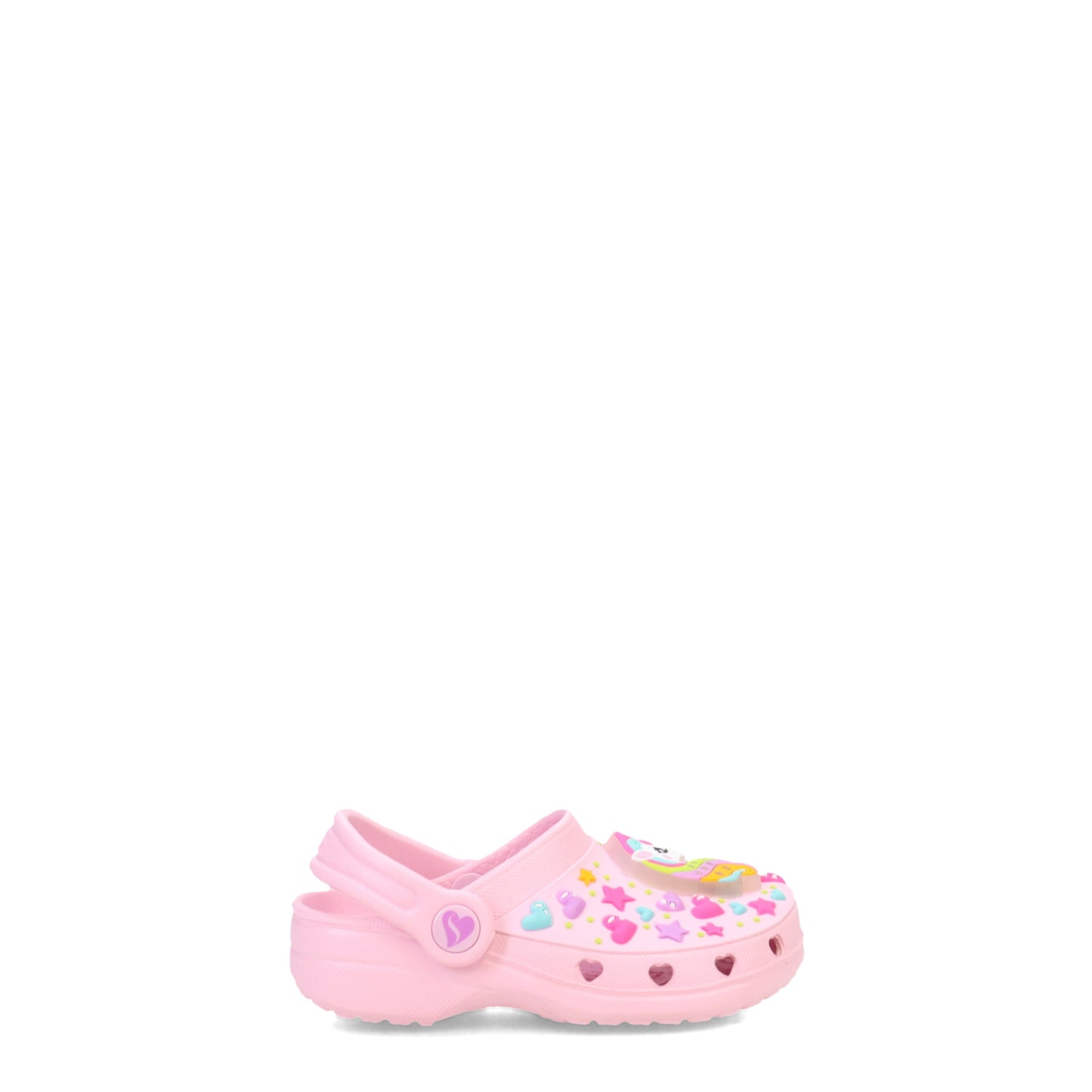 Peltz Shoes  Girl's Skechers Foamies: Heart Charmer - Unicorn Delight Clog - Toddler Pink 308016N-PNK