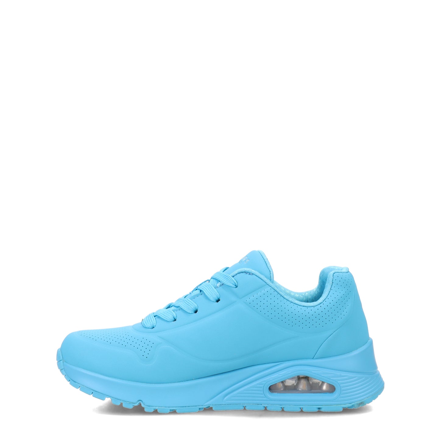 Peltz Shoes  Girl's Skechers Street Uno Gen1 - Neon Glow Sneaker - Little Kid AQUA 310525L-AQUA