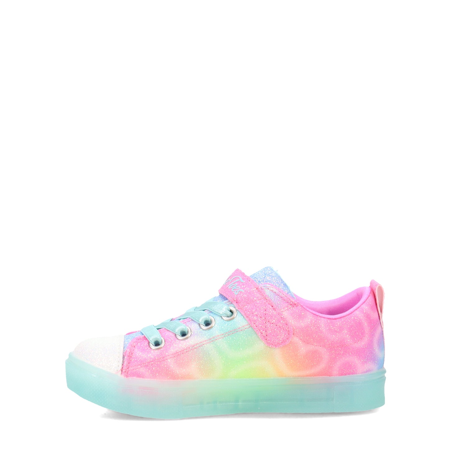 Peltz Shoes  Girl's Skechers Twinkle Sparks Ice - Dreamsicle Sneaker - Little Kid MULTI FABRIC 314782L-MLT