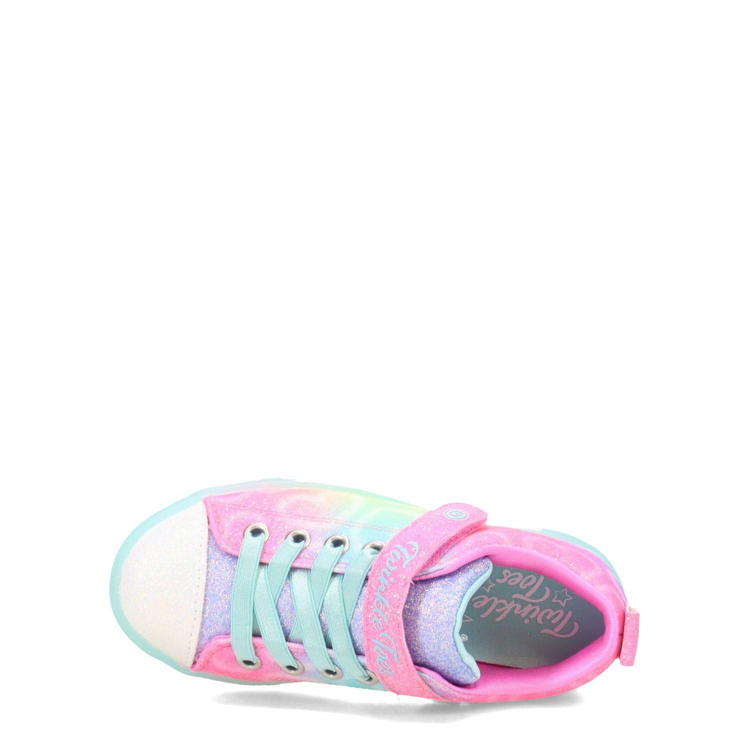 Peltz Shoes  Girl's Skechers Twinkle Sparks Ice - Dreamsicle Sneaker - Little Kid MULTI FABRIC 314782L-MLT