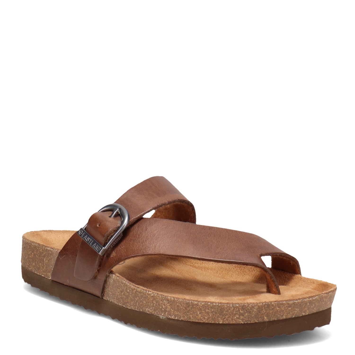 Peltz Shoes  Women's Eastland Shauna Sandal NATURAL 3402-08