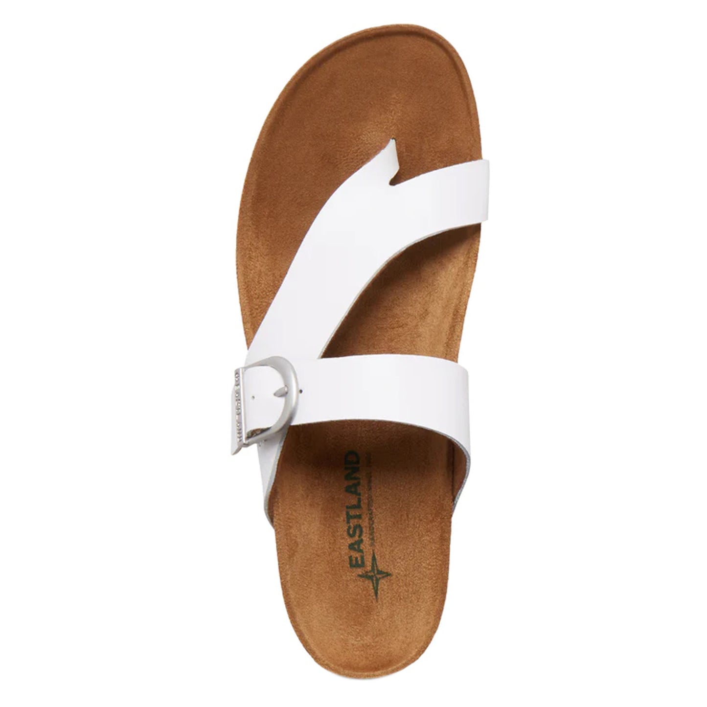 Peltz Shoes  Women's Eastland Shauna Sandal WHITE 3402-13