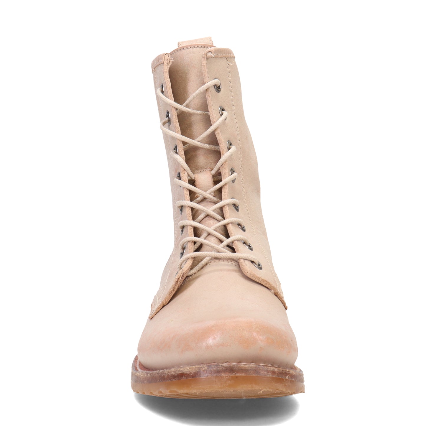 Peltz Shoes  Women's Frye Veronica Combat Boot WHITE 3476272-WHT
