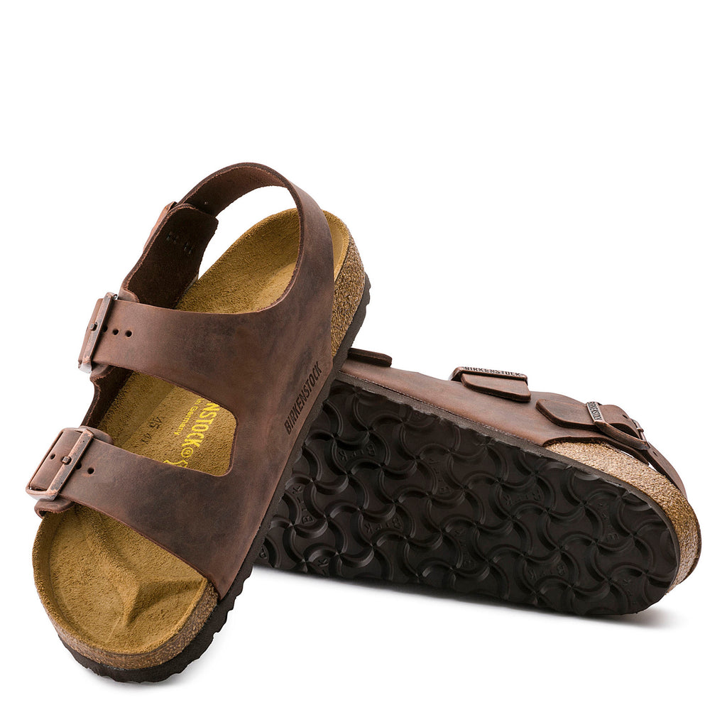 Men's Birkenstock Milano Sandal - Regular Fit BROWN 34871R