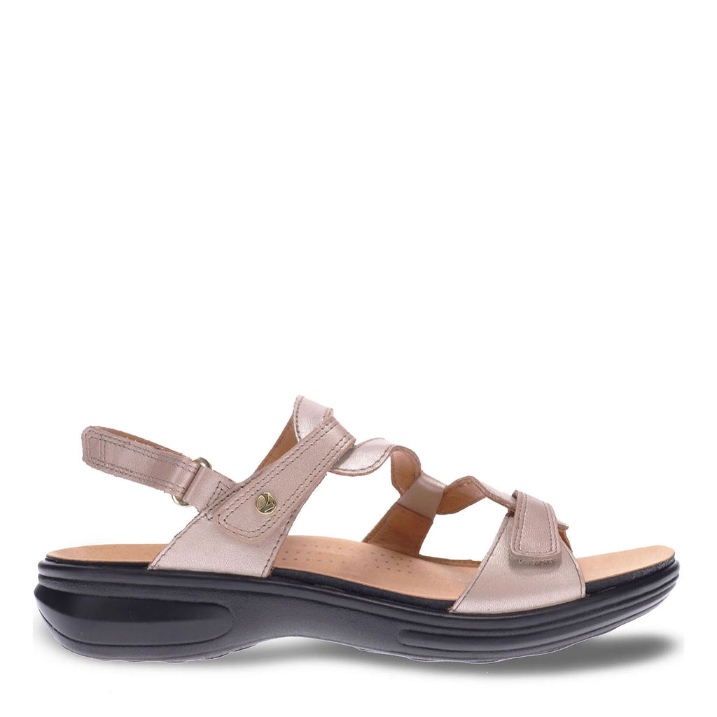 Women's Revere Emerald Sandal Champagne Woven 34EMERCANW