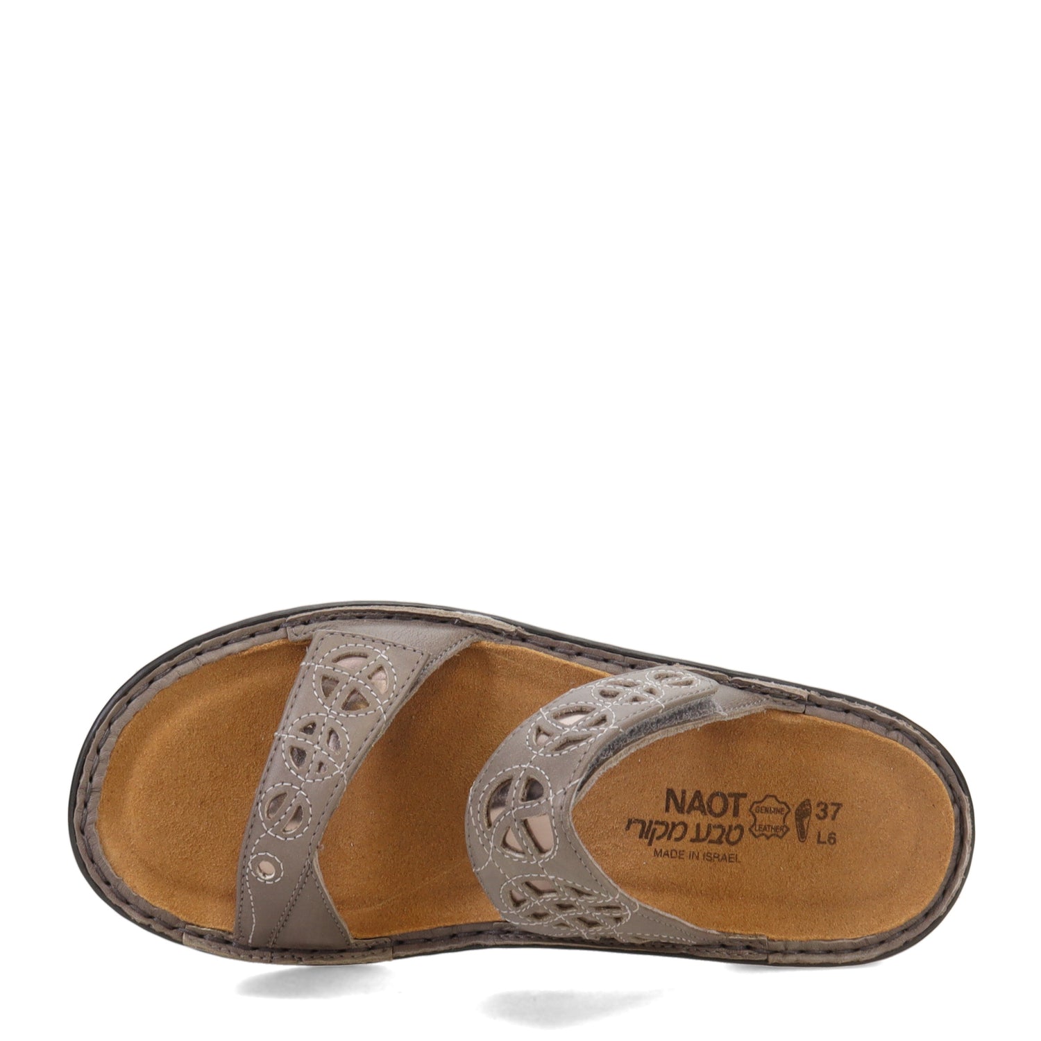 Peltz Shoes  Women's Naot Cornet Sandal FOG GREY 35115-NUH