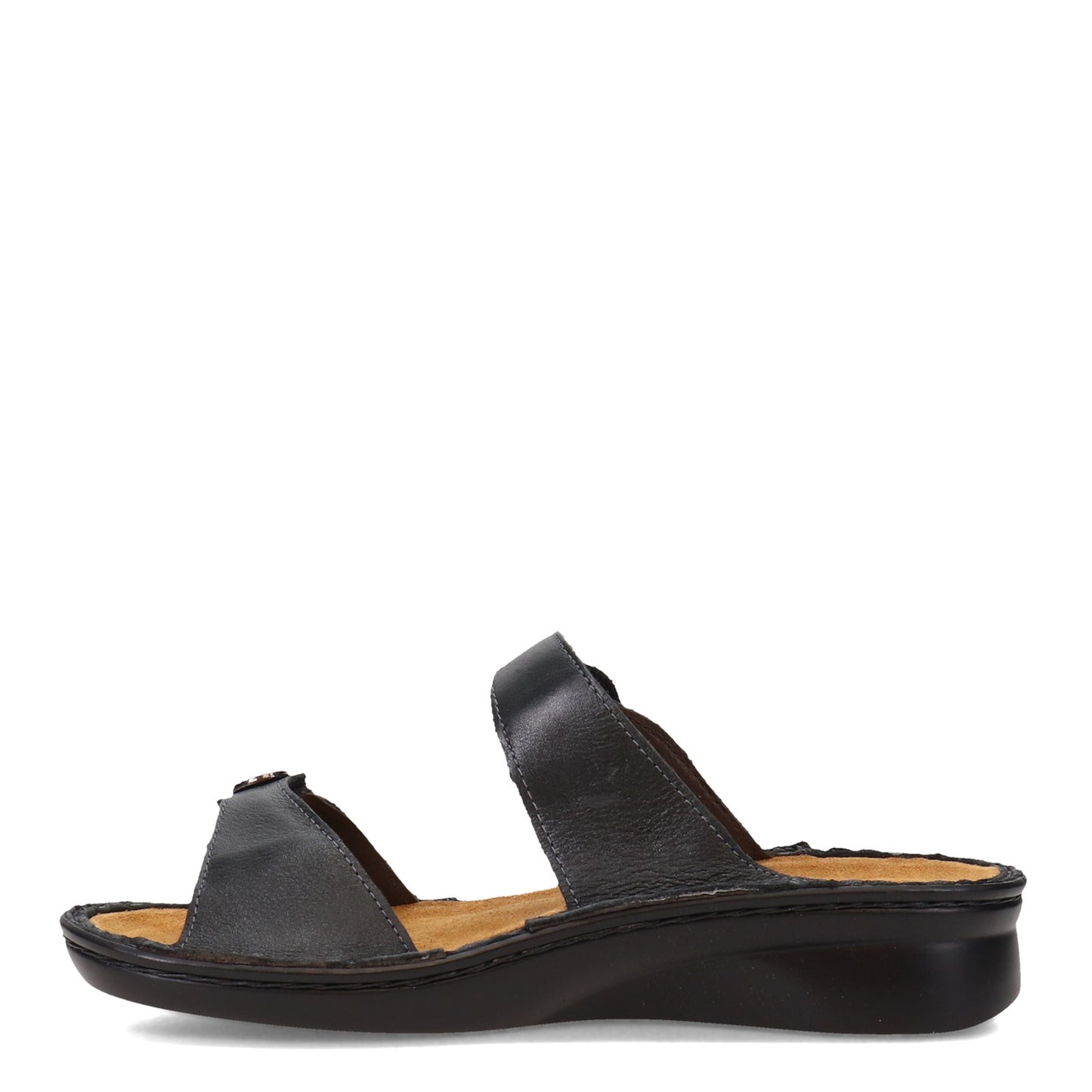 Peltz Shoes  Women's Naot Triton Sandal BLACK SHINY 35130-B76