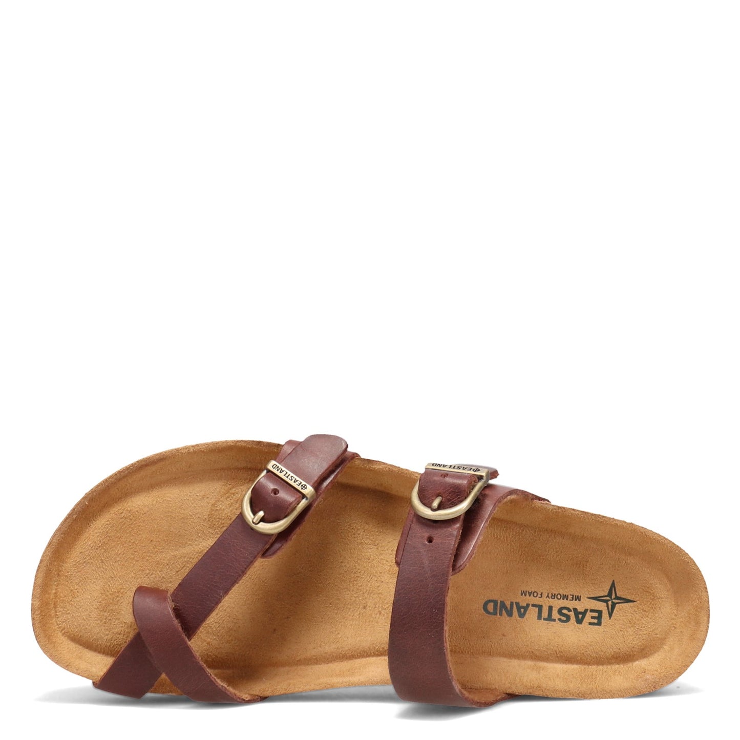 Peltz Shoes  Women's Eastland Tiogo Sandal WALNUT 3772-79