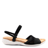 Peltz Shoes  Women's Arcopedico Arenal Sandal BLACK 3821-H78