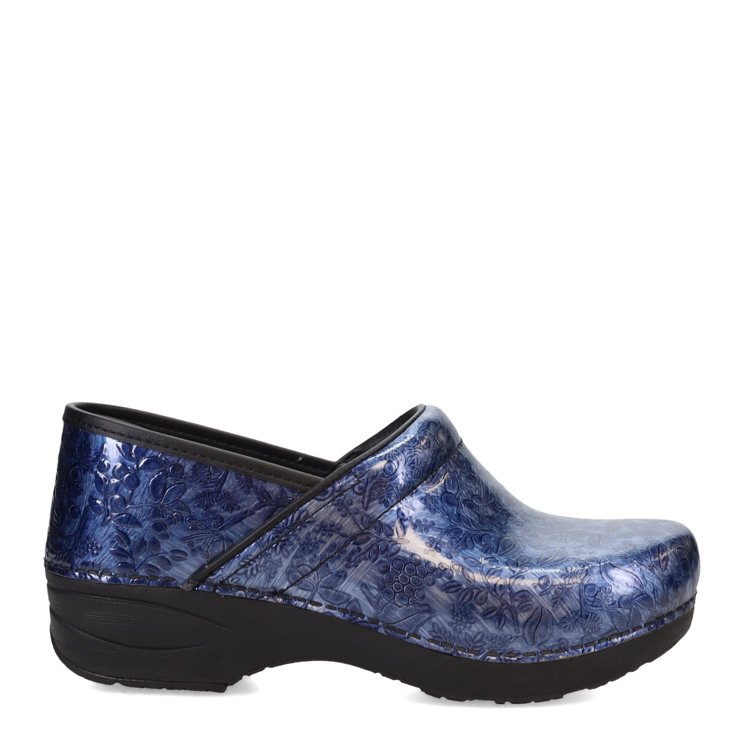 Peltz Shoes  Women's Dansko XP 2.0 Clog Navy Embossed 3950-520202