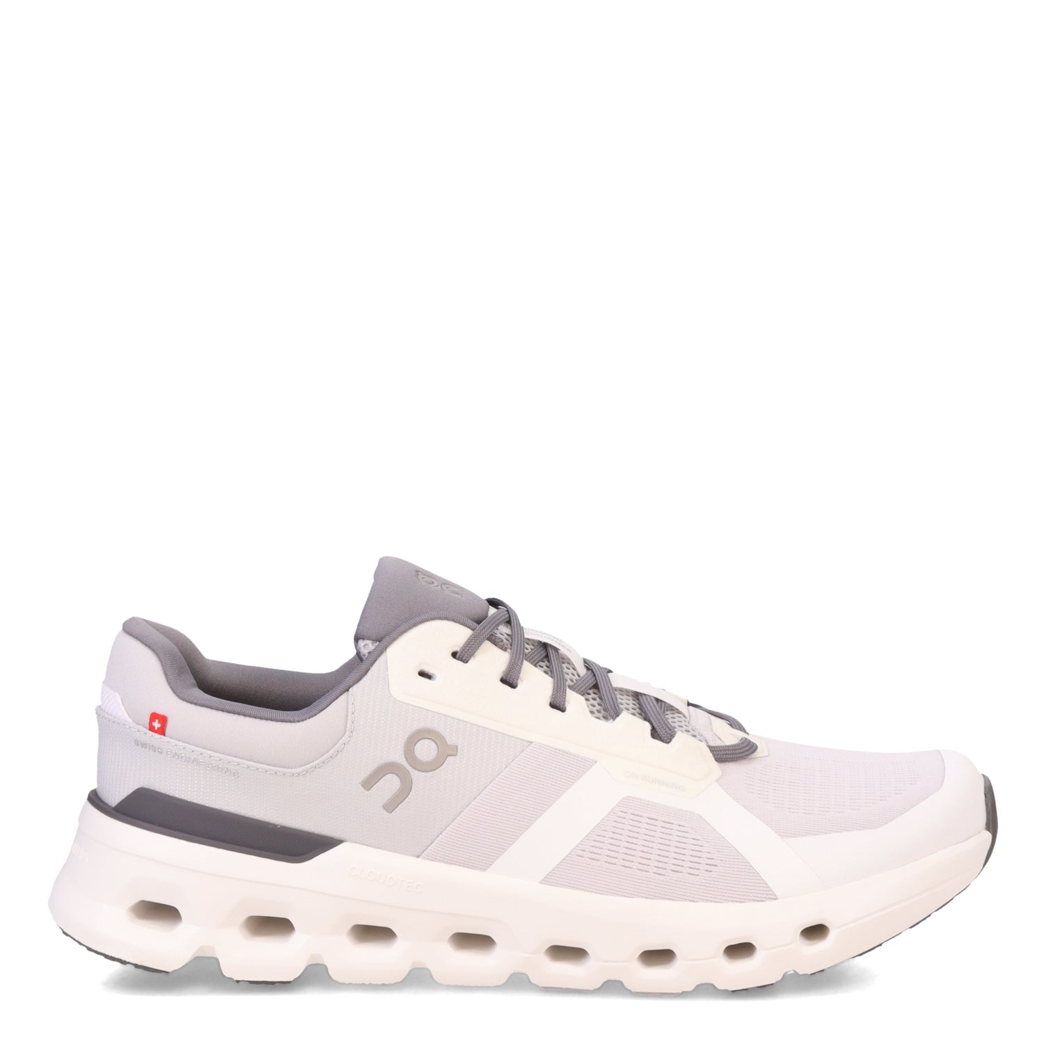 Peltz Shoes  Men's ON Running CloudRunner 2 Running Shoe Frost/White 3ME10140622