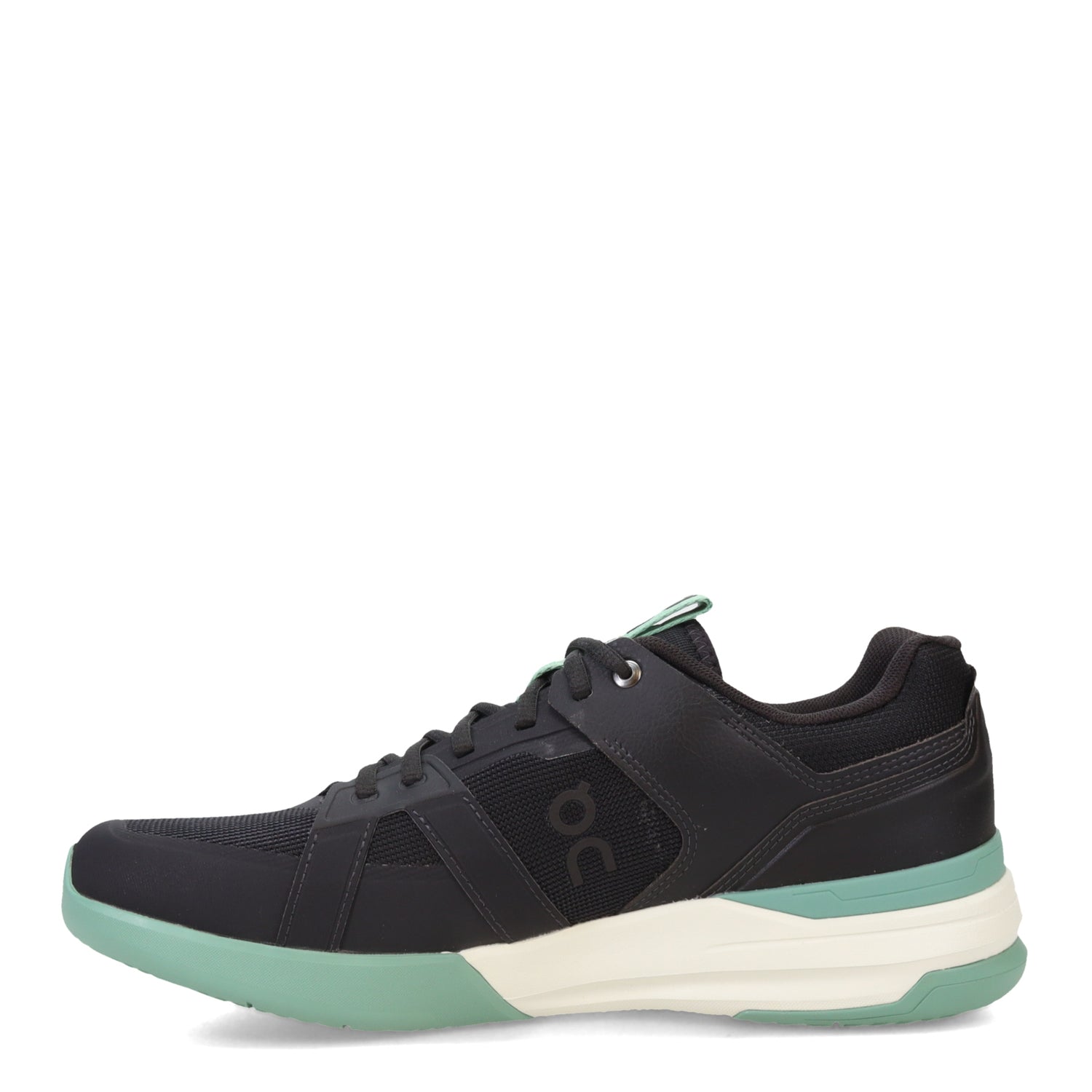 Peltz Shoes  Women's On Running The Roger Clubhouse Pro Tennis Shoe Black/Green 3WD30051092