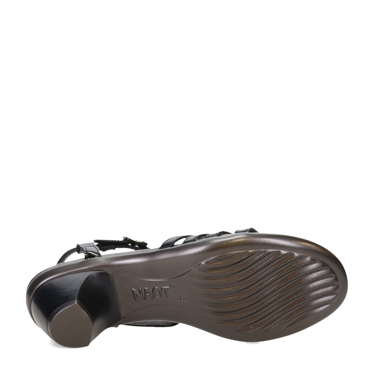 Peltz Shoes  Women's Naot Current Sandal Black 40015-NXH