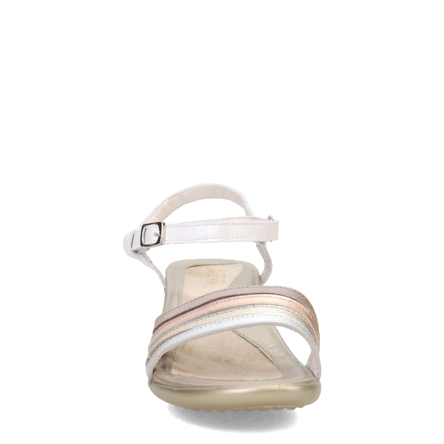 Peltz Shoes  Women's Naot Current Sandal Metallic Silver 40015-NYA