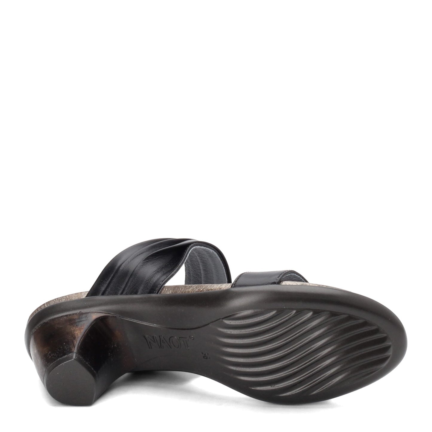 Peltz Shoes  Women's Naot Isis Sandal JET BLACK 40016-277