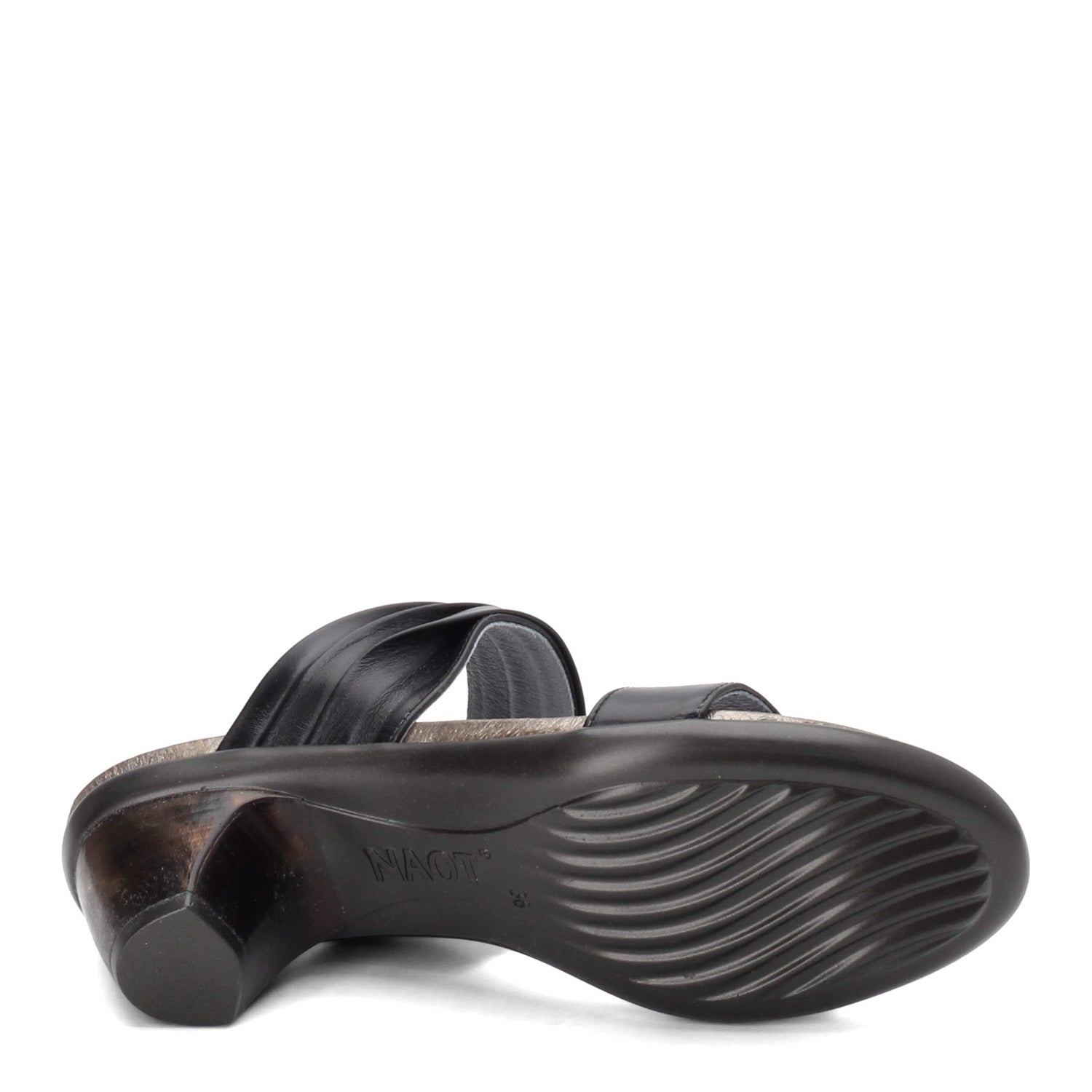 Peltz Shoes  Women's Naot Isis Sandal JET BLACK 40016-277
