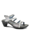 Peltz Shoes  Women's Naot Innovate Sandal SILVER 40033-NZQ