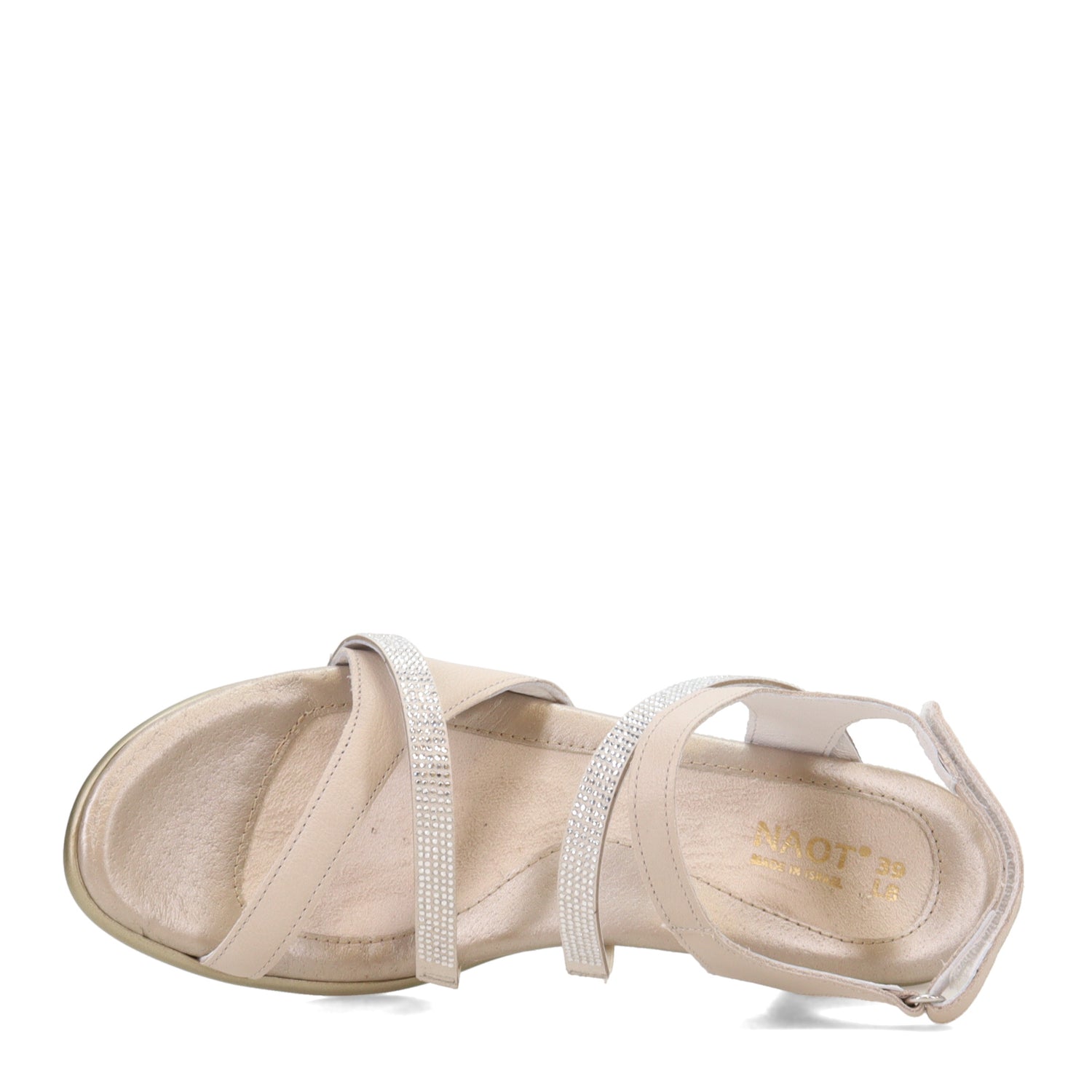 Peltz Shoes  Women's Naot Innovate Sandal SOFT IVORY 40033-WGS