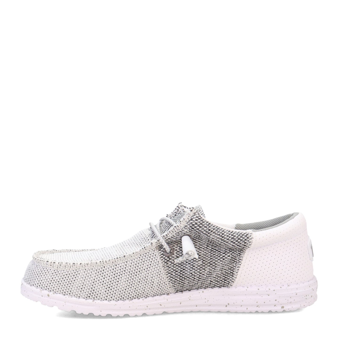 Peltz Shoes  Men's Hey Dude Wally Tri Slip-On Stone White 40037-1KA