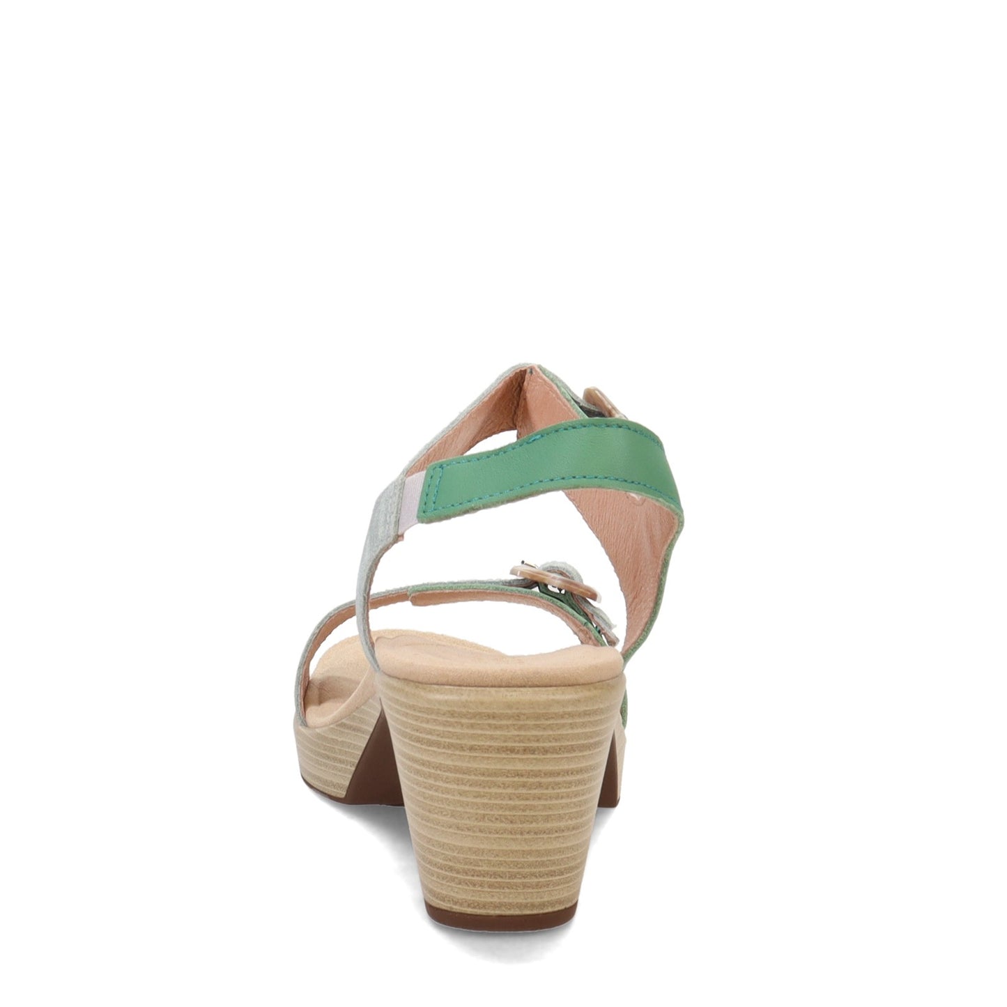 Peltz Shoes  Women's Naot Mode Sandal Jade/Teal/Lime/Silver 40042-VBO