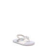 Peltz Shoes  Girl's Hari Mari Meadows Asana Glitter Sandal - Toddler GREY LIGHT 4006-203 I