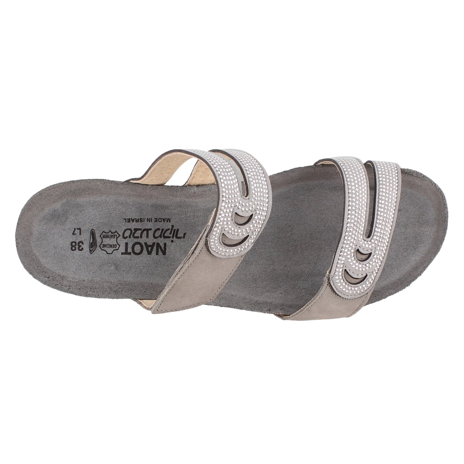Peltz Shoes  Women's Naot Ainsley Sandal GRAY 4020-NLU