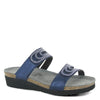 Peltz Shoes  Women's Naot Ainsley Slide Sandals BLUE 4020-PAD