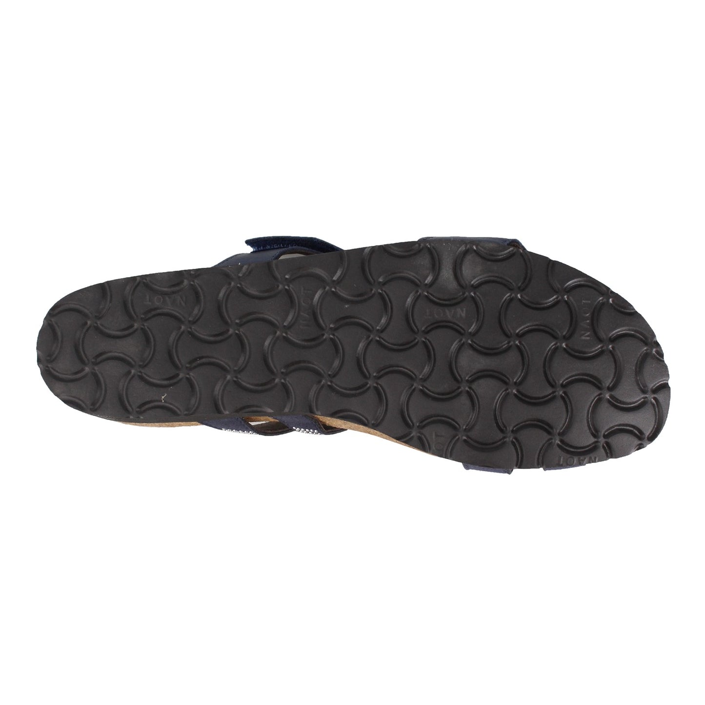 Peltz Shoes  Women's Naot Ainsley Slide Sandals BLUE 4020-PAD