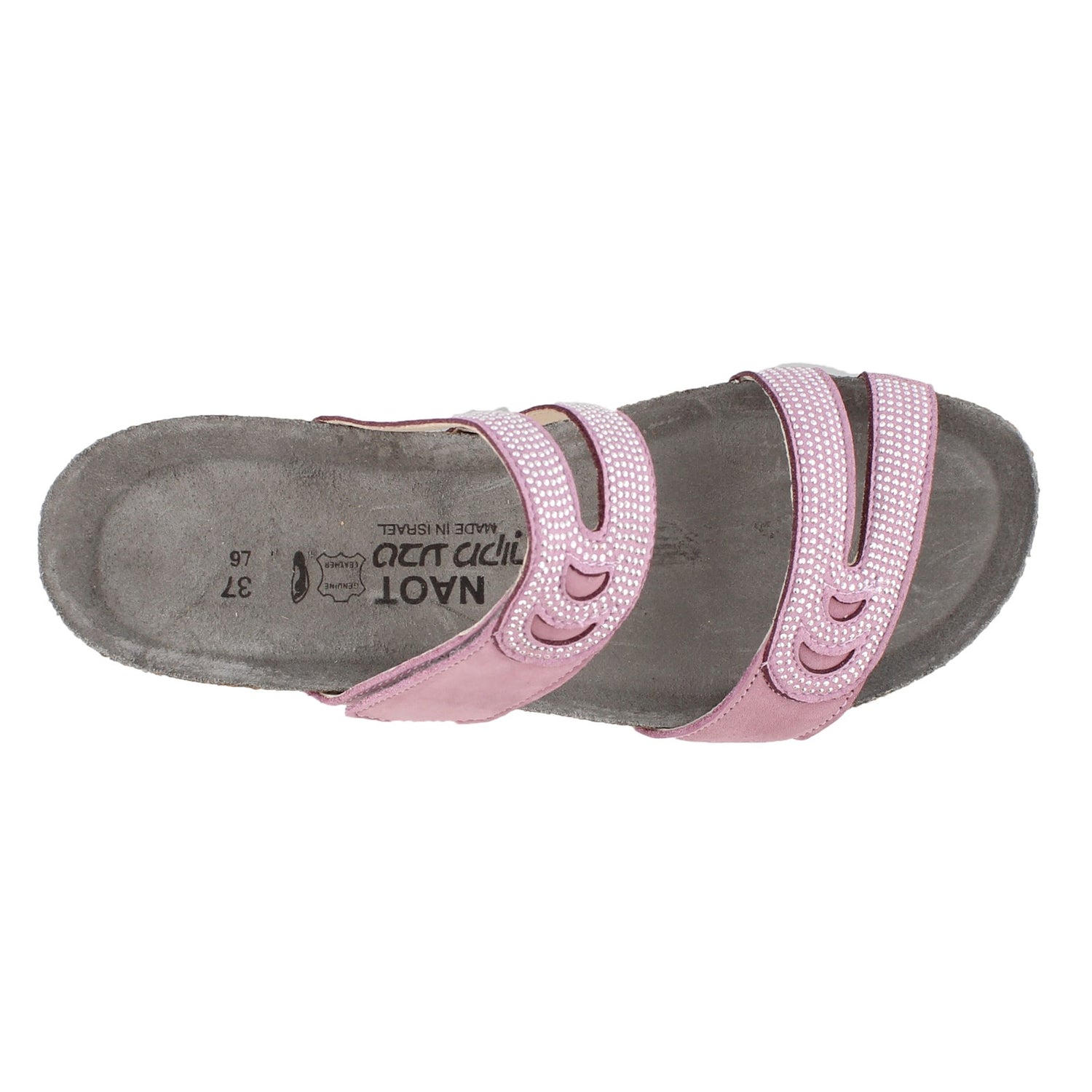 Peltz Shoes  Women's Naot Ainsley Slide Sandals LILAC 4020-PCC