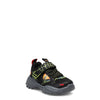 Peltz Shoes  Boy's Skechers Skech-o-Saurus Sneaker - Toddler Black/Lime 402235N-BKLM