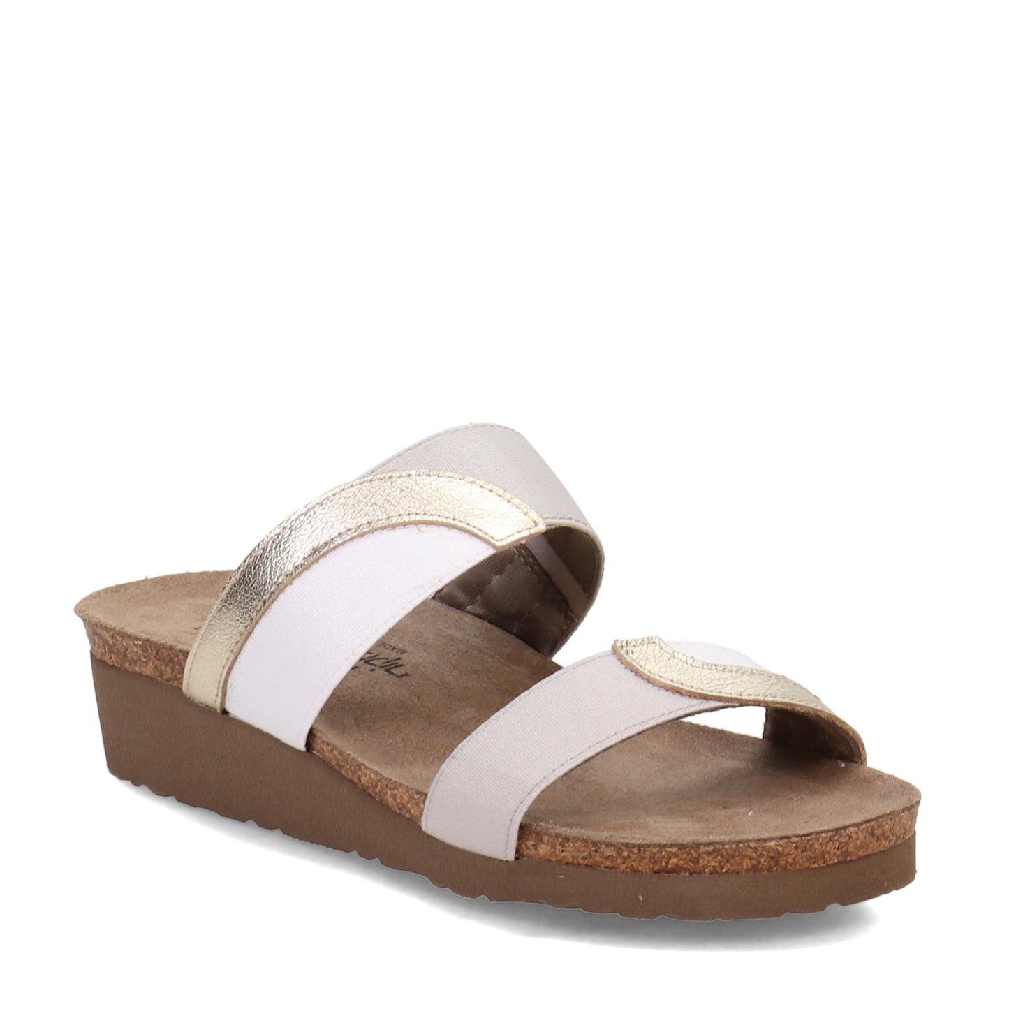 Peltz Shoes  Women's Naot Frankie Sandal GOLD 4026-YBU