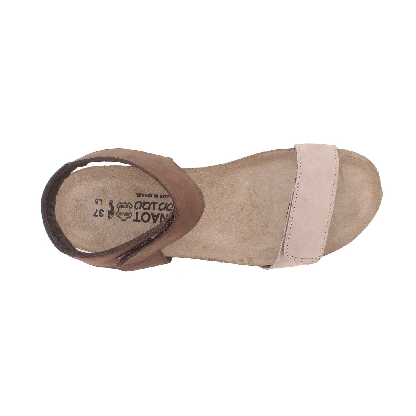 Peltz Shoes  Women's Naot Alba Sandal BRN STONE 4027-WAH