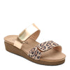Peltz Shoes  Women's Naot Althea Sandal CHEETAH 4035-SIV