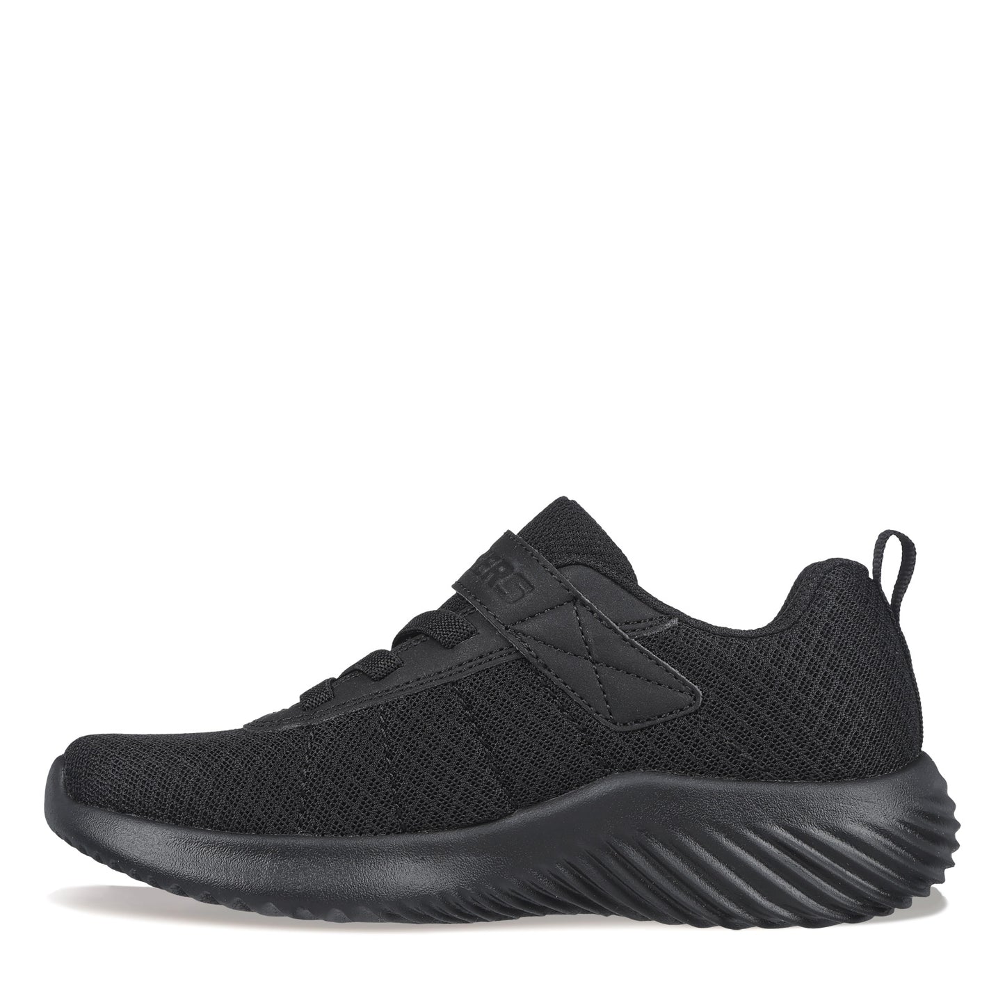 Peltz Shoes  Boy's Skechers Bounder – Baronik Sneaker - Little Kid Solid Black 403744L-BBK