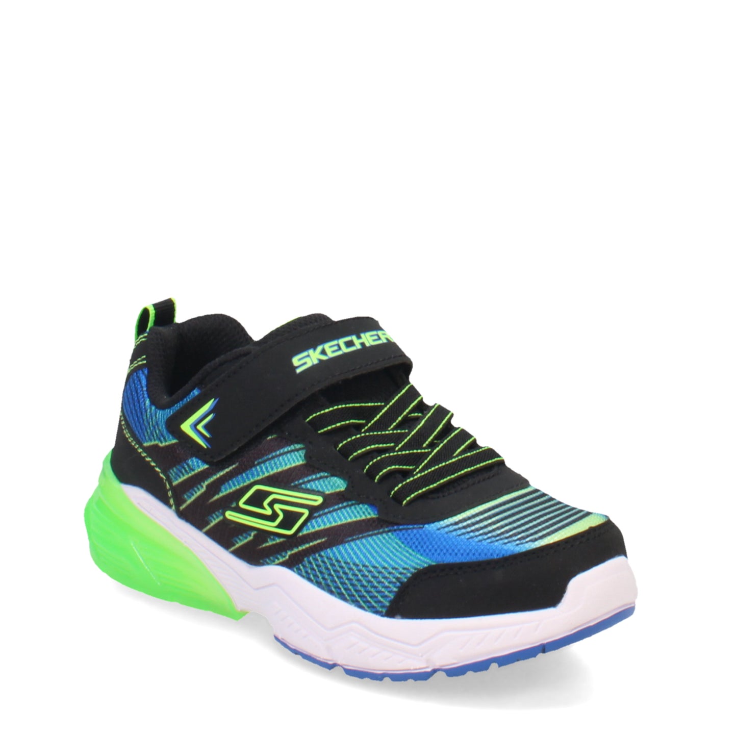 Peltz Shoes  Boy's Skechers Thermoflux 2.0 – Brodox Sneaker - Little Kid Black/Blue/Lime 403750WL-BLM