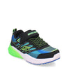 Peltz Shoes  Boy's Skechers Thermoflux 2.0 – Brodox Sneaker - Little Kid Black/Blue/Lime 403750WL-BLM